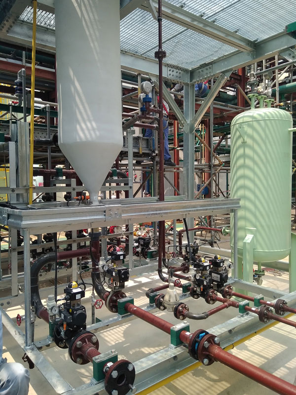 PTFE membrane filtration system with Profilco candles, brine purification AGC Thailand