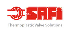 Logo of SAFI Valves, Thermoplastic Valve Solutions