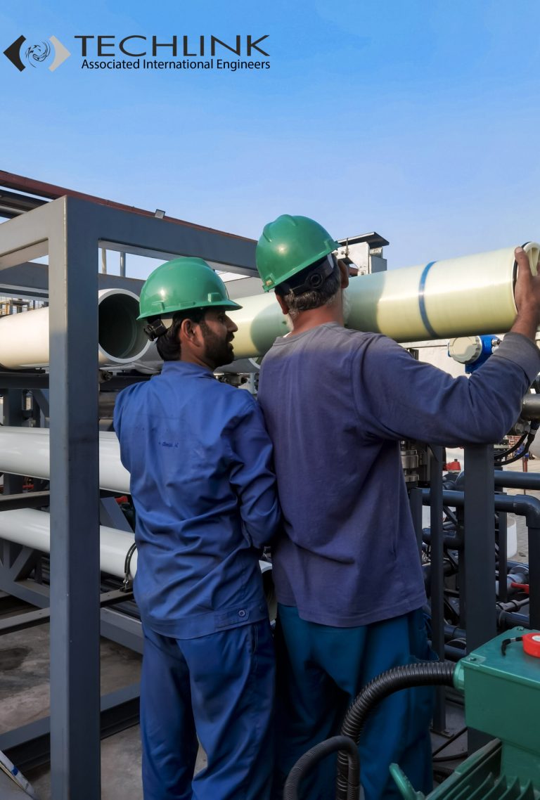 Membrane installation for Nanofiltration Sulphate sulfate removal system built by Techlink